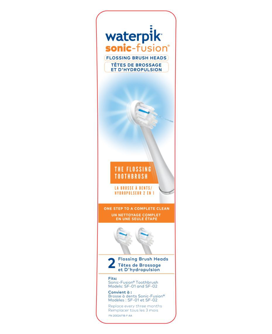 Waterpik Sonic Fusion Replacement Brush Head 2 Pack Shaver Shop